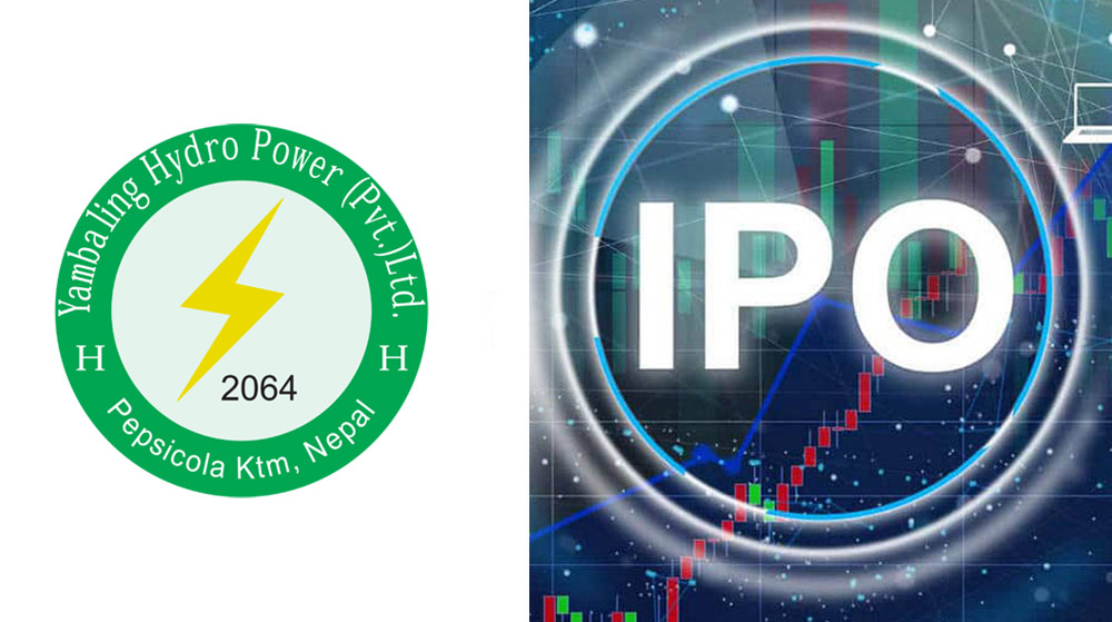 याम्बालिङ हाइड्रोपावरको आइपिओ आजदेखि खुला, १७.४३ लाख कित्ता सर्वसाधारणका लागि