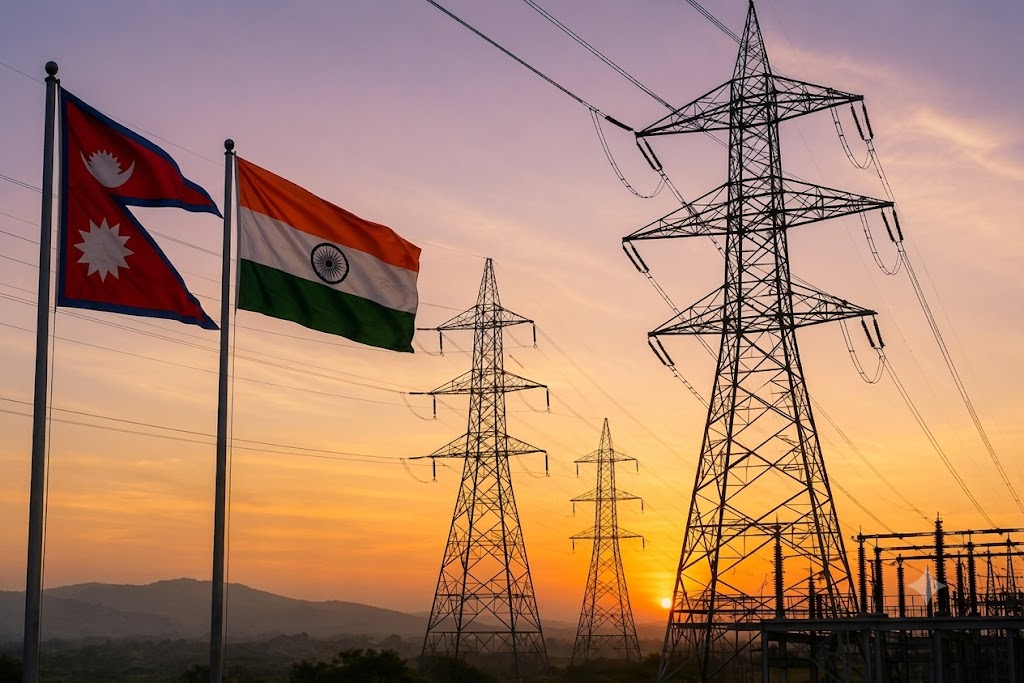 नेपाल–भारतबीच विद्युत् प्रसारण क्षमता विस्तार गर्ने सहमति, निर्यात क्षमता १,६५० मेगावाट पुग्ने